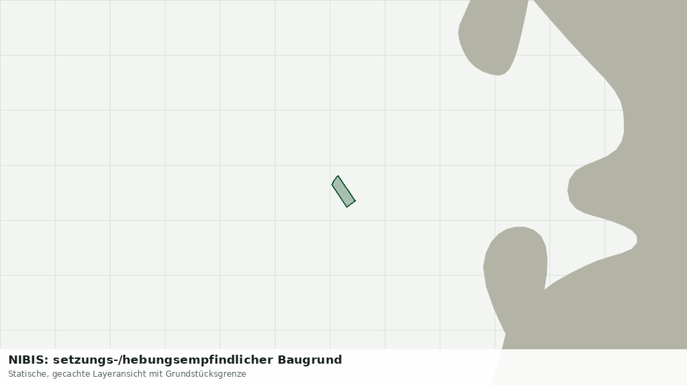 Statische Kartenansicht: NIBIS: setzungs-/hebungsempfindlicher Baugrund