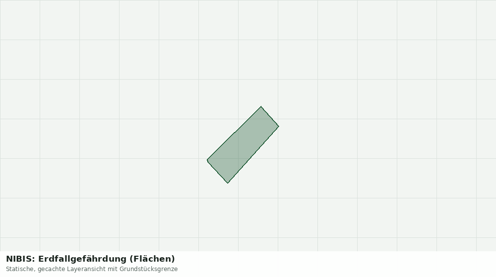 Statische Kartenansicht: NIBIS: Erdfallgefährdung (Flächen)