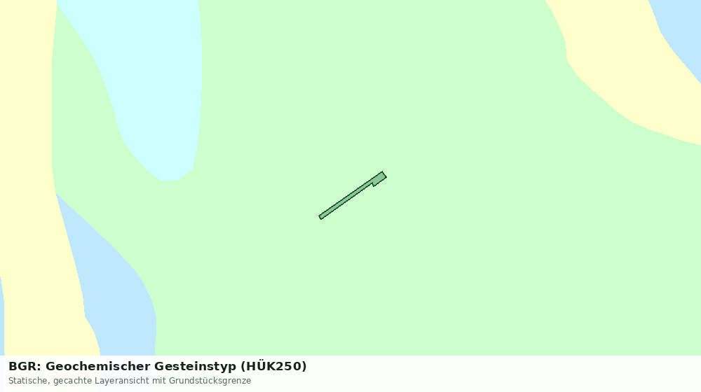 Statische Kartenansicht: BGR: Geochemischer Gesteinstyp (HÜK250)