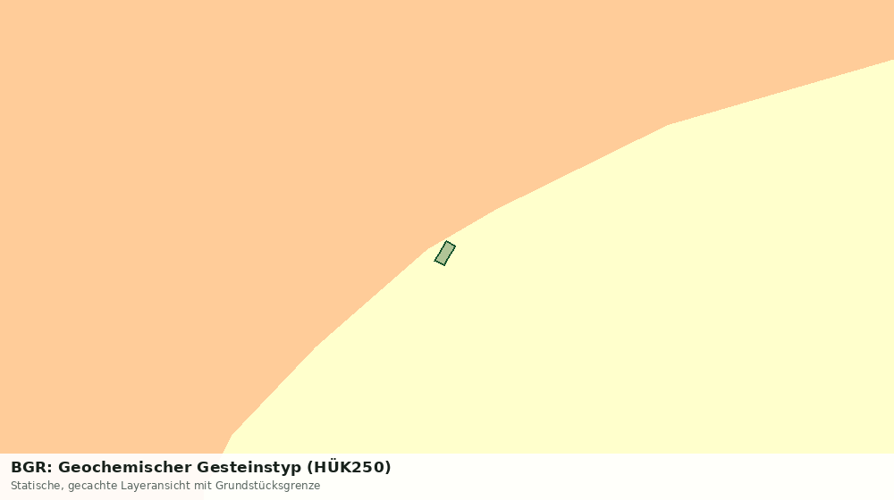 Statische Kartenansicht: BGR: Geochemischer Gesteinstyp (HÜK250)
