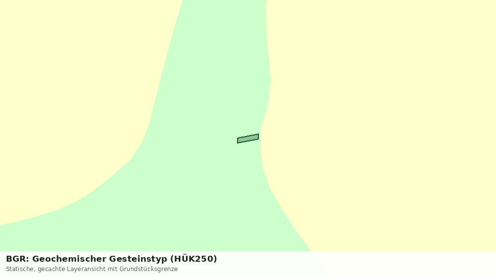 Statische Kartenansicht: BGR: Geochemischer Gesteinstyp (HÜK250)