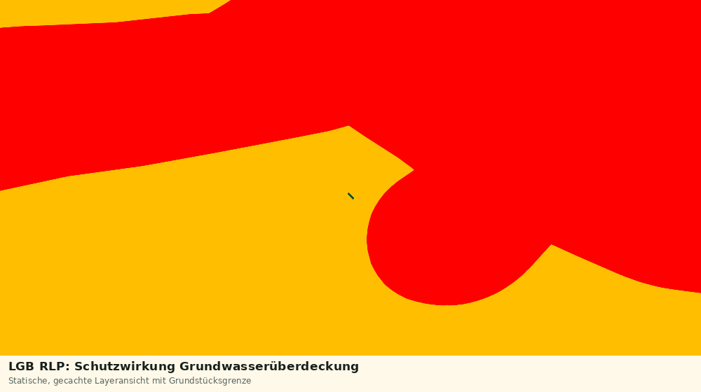 Statische Kartenansicht: LGB RLP: Schutzwirkung Grundwasserüberdeckung