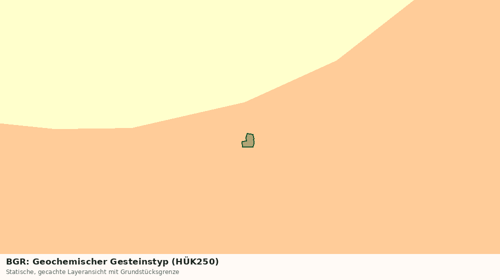 Statische Kartenansicht: BGR: Geochemischer Gesteinstyp (HÜK250)