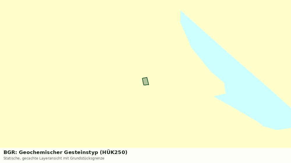 Statische Kartenansicht: BGR: Geochemischer Gesteinstyp (HÜK250)