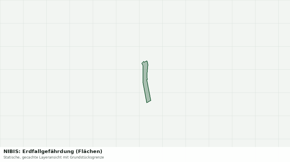 Statische Kartenansicht: NIBIS: Erdfallgefährdung (Flächen)