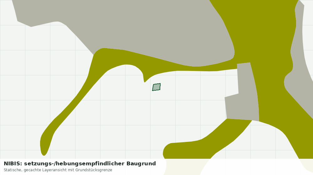 Statische Kartenansicht: NIBIS: setzungs-/hebungsempfindlicher Baugrund
