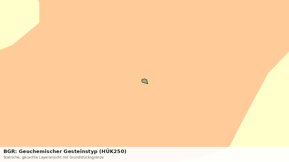 Statische Kartenansicht: BGR: Geochemischer Gesteinstyp (HÜK250)