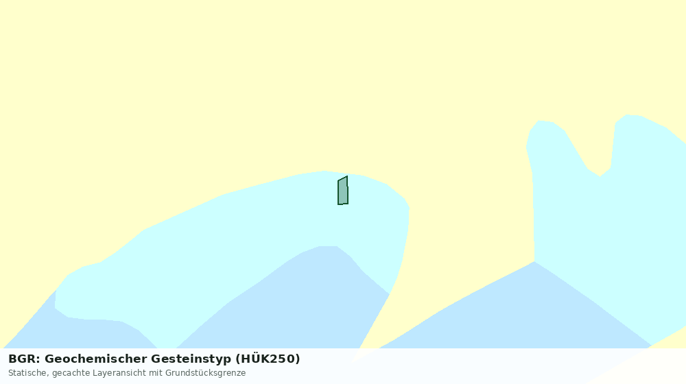 Statische Kartenansicht: BGR: Geochemischer Gesteinstyp (HÜK250)