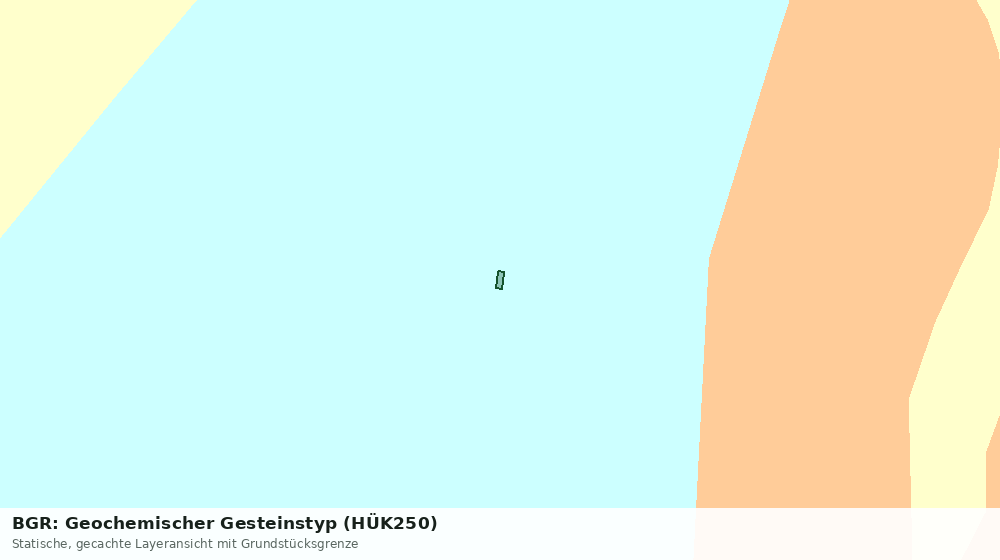 Statische Kartenansicht: BGR: Geochemischer Gesteinstyp (HÜK250)