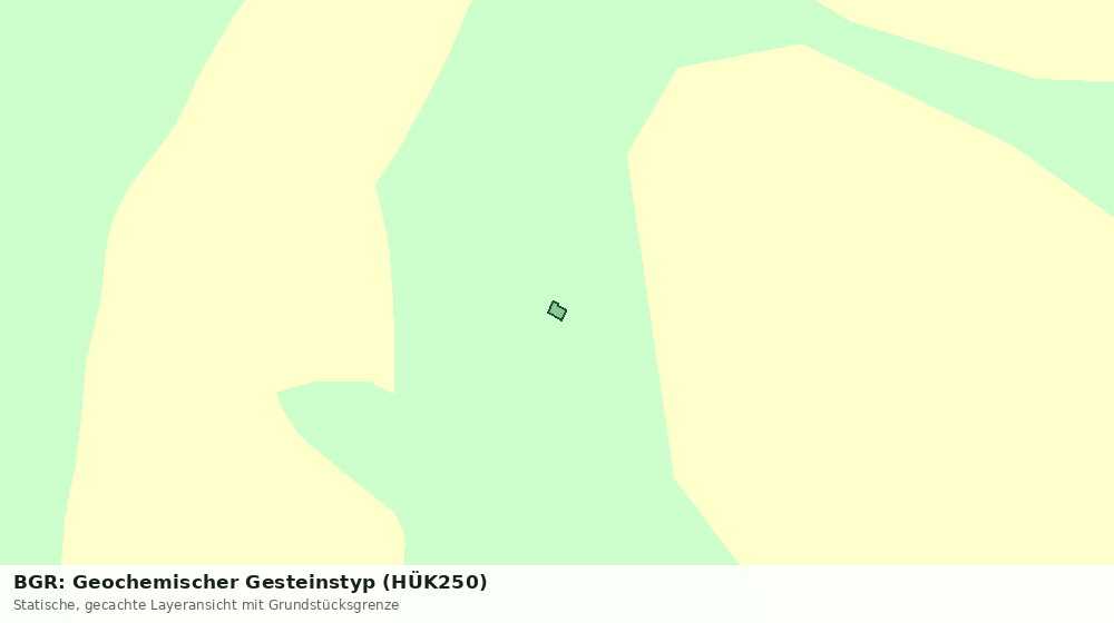 Statische Kartenansicht: BGR: Geochemischer Gesteinstyp (HÜK250)