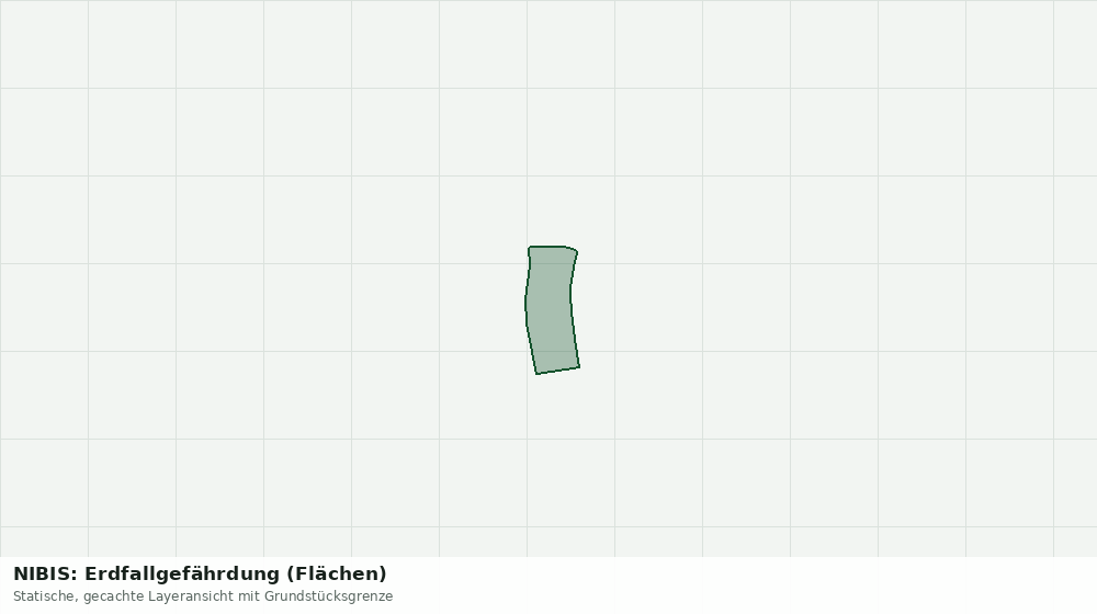 Statische Kartenansicht: NIBIS: Erdfallgefährdung (Flächen)