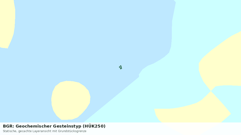 Statische Kartenansicht: BGR: Geochemischer Gesteinstyp (HÜK250)