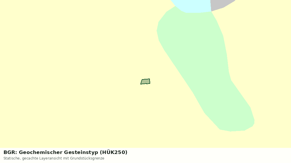 Statische Kartenansicht: BGR: Geochemischer Gesteinstyp (HÜK250)