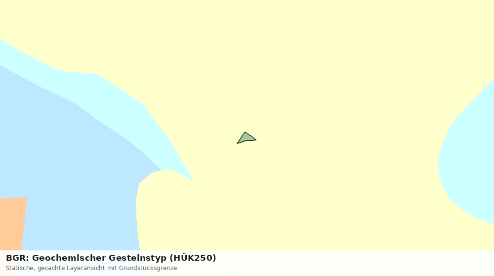 Statische Kartenansicht: BGR: Geochemischer Gesteinstyp (HÜK250)