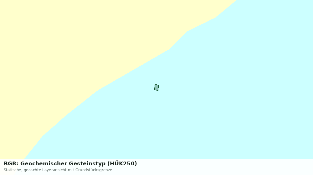 Statische Kartenansicht: BGR: Geochemischer Gesteinstyp (HÜK250)