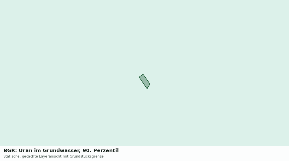 Statische Kartenansicht: BGR: Uran im Grundwasser, 90. Perzentil