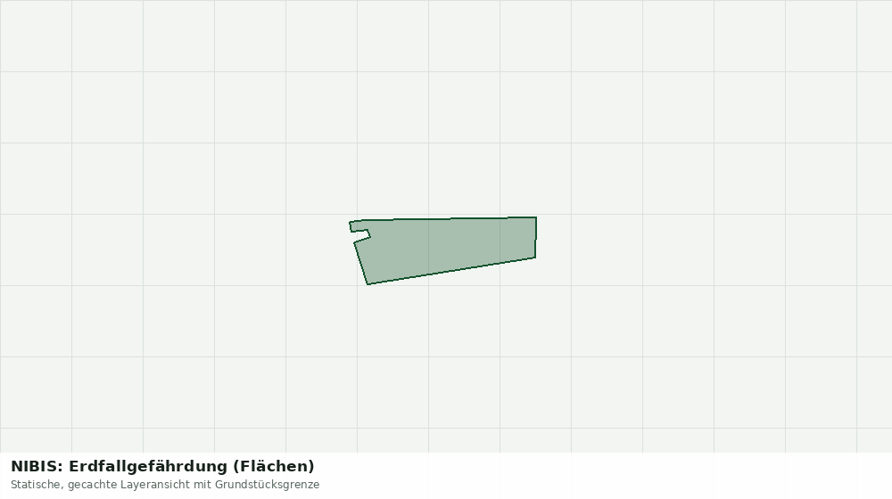 Statische Kartenansicht: NIBIS: Erdfallgefährdung (Flächen)