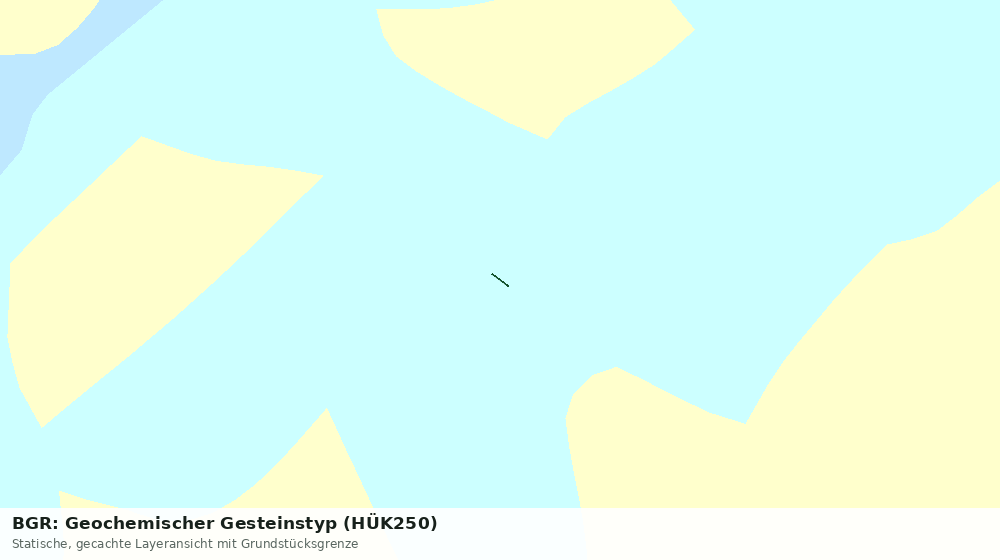 Statische Kartenansicht: BGR: Geochemischer Gesteinstyp (HÜK250)