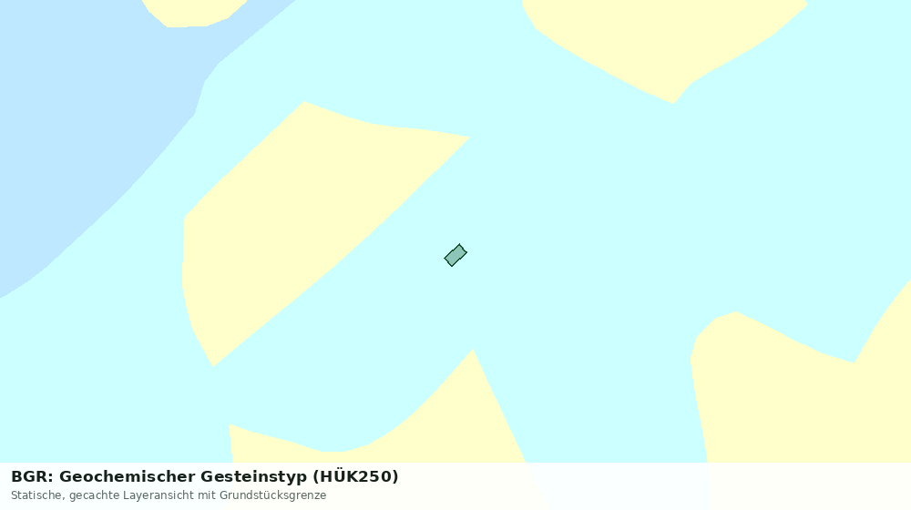Statische Kartenansicht: BGR: Geochemischer Gesteinstyp (HÜK250)