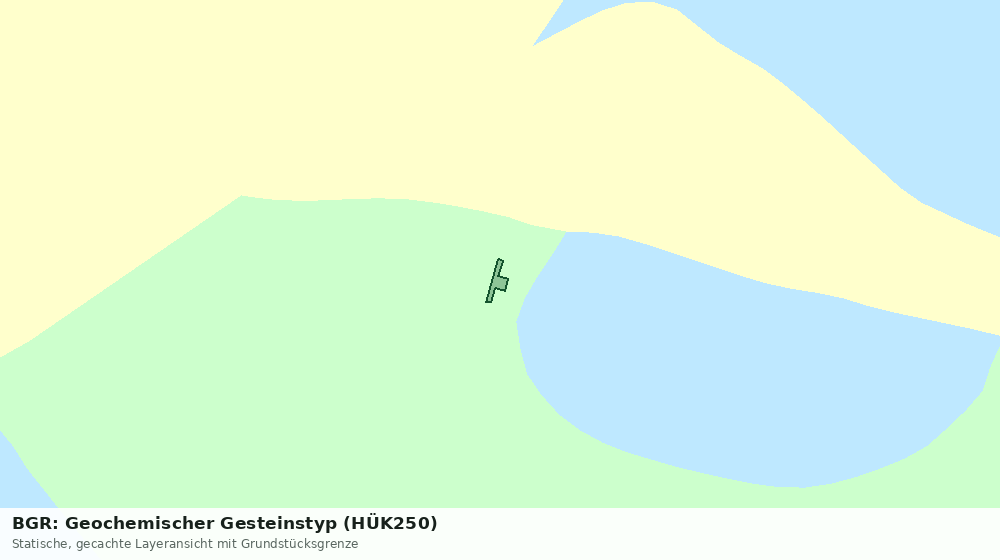 Statische Kartenansicht: BGR: Geochemischer Gesteinstyp (HÜK250)