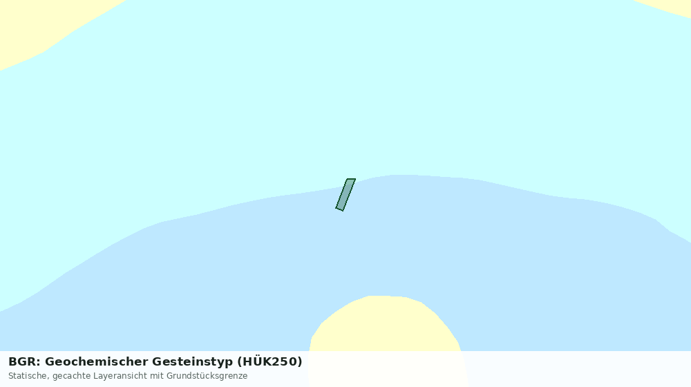 Statische Kartenansicht: BGR: Geochemischer Gesteinstyp (HÜK250)