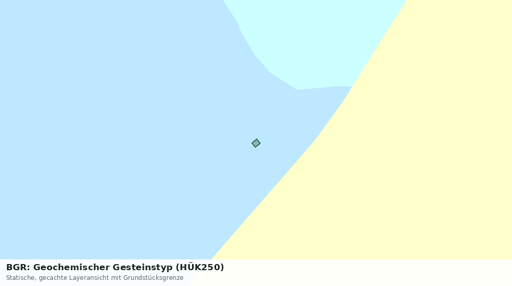 Statische Kartenansicht: BGR: Geochemischer Gesteinstyp (HÜK250)