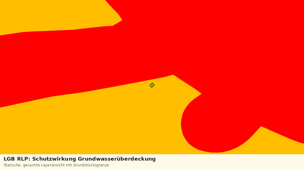 Statische Kartenansicht: LGB RLP: Schutzwirkung Grundwasserüberdeckung