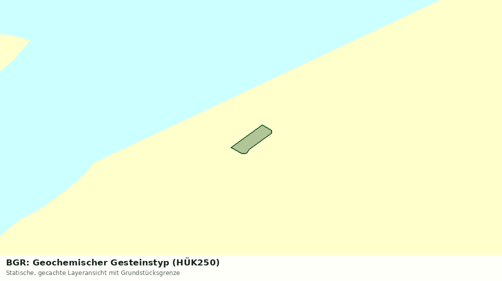 Statische Kartenansicht: BGR: Geochemischer Gesteinstyp (HÜK250)