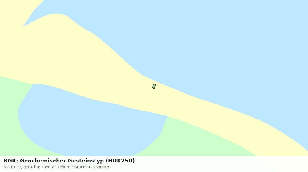 Statische Kartenansicht: BGR: Geochemischer Gesteinstyp (HÜK250)