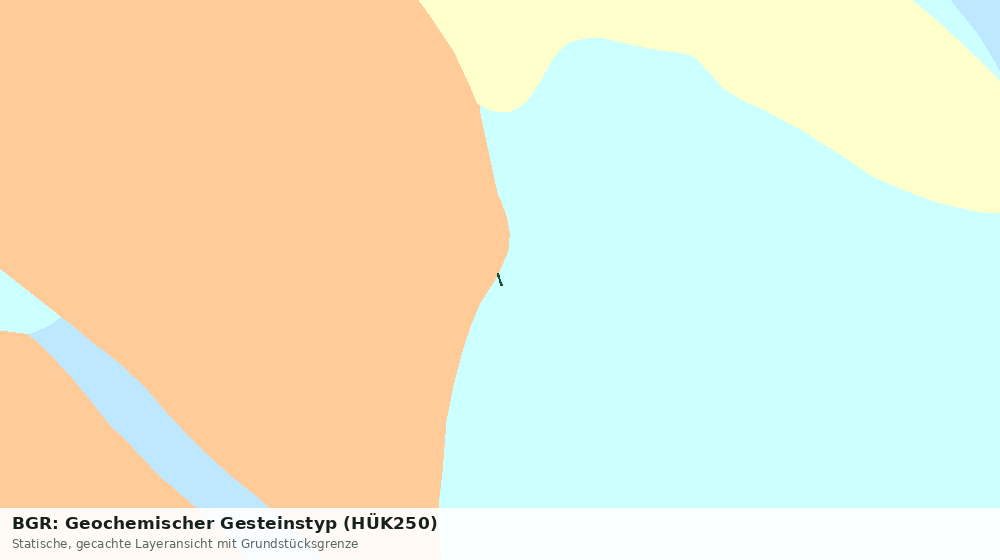 Statische Kartenansicht: BGR: Geochemischer Gesteinstyp (HÜK250)