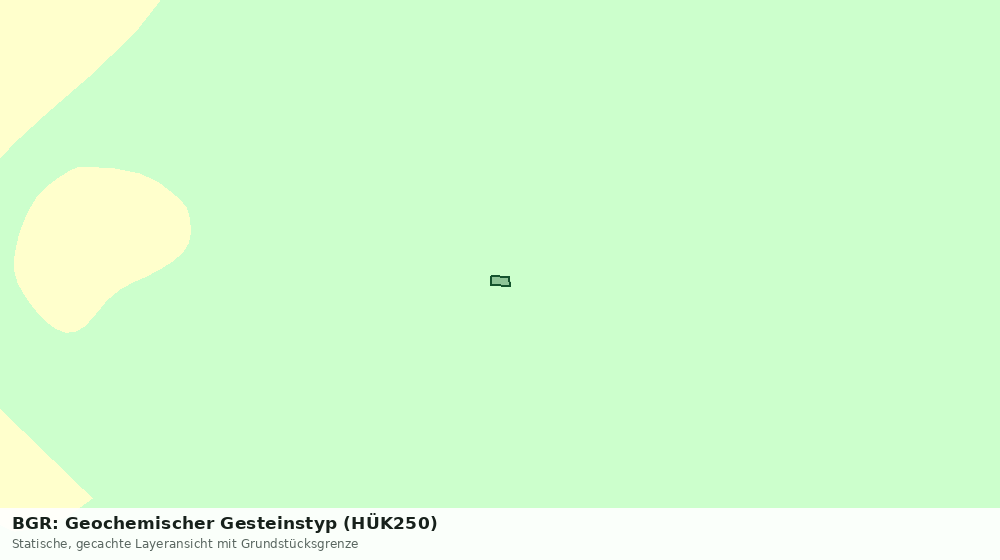 Statische Kartenansicht: BGR: Geochemischer Gesteinstyp (HÜK250)