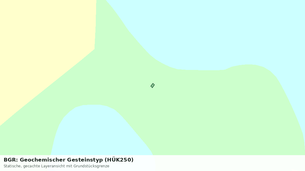 Statische Kartenansicht: BGR: Geochemischer Gesteinstyp (HÜK250)