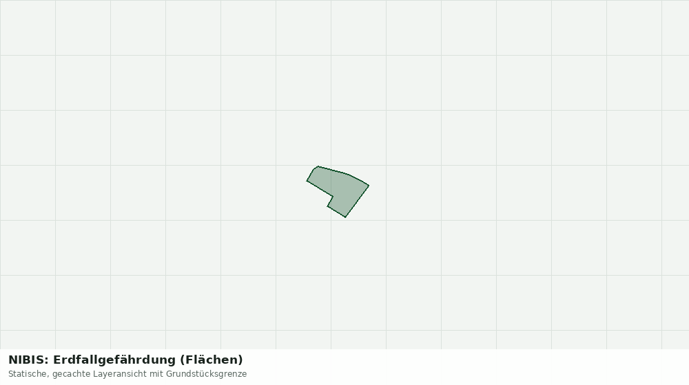 Statische Kartenansicht: NIBIS: Erdfallgefährdung (Flächen)