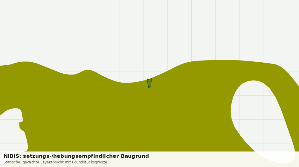 Statische Kartenansicht: NIBIS: setzungs-/hebungsempfindlicher Baugrund