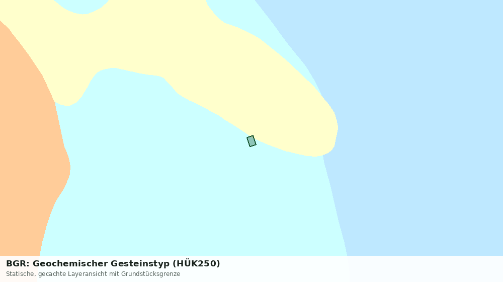 Statische Kartenansicht: BGR: Geochemischer Gesteinstyp (HÜK250)