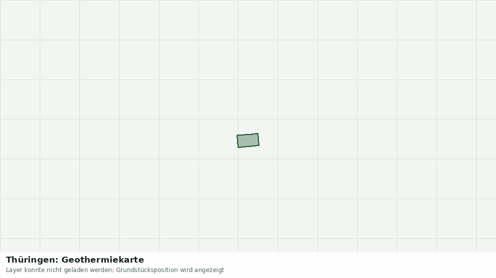 Statische Kartenansicht: Thüringen: Geothermiekarte