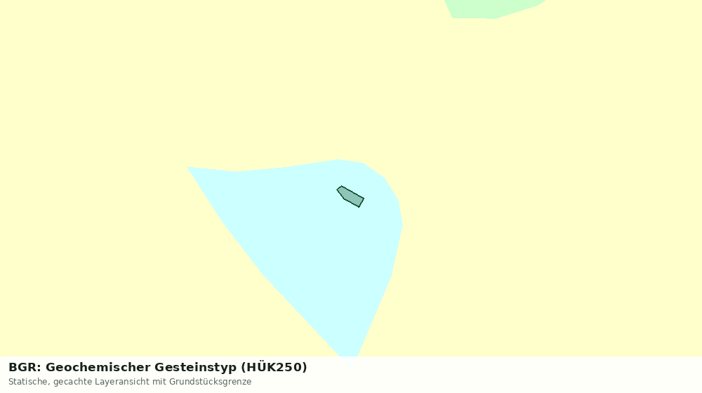 Statische Kartenansicht: BGR: Geochemischer Gesteinstyp (HÜK250)