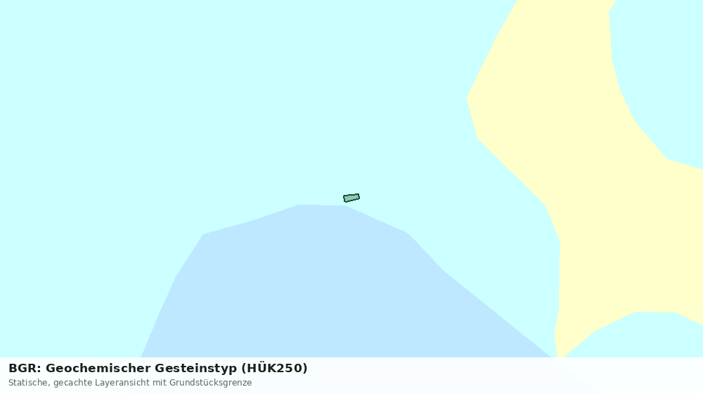 Statische Kartenansicht: BGR: Geochemischer Gesteinstyp (HÜK250)