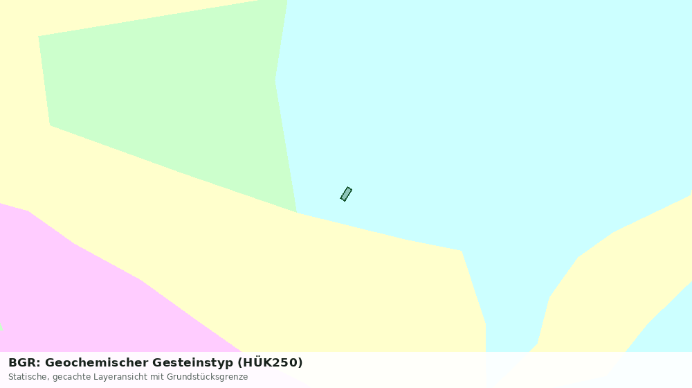 Statische Kartenansicht: BGR: Geochemischer Gesteinstyp (HÜK250)