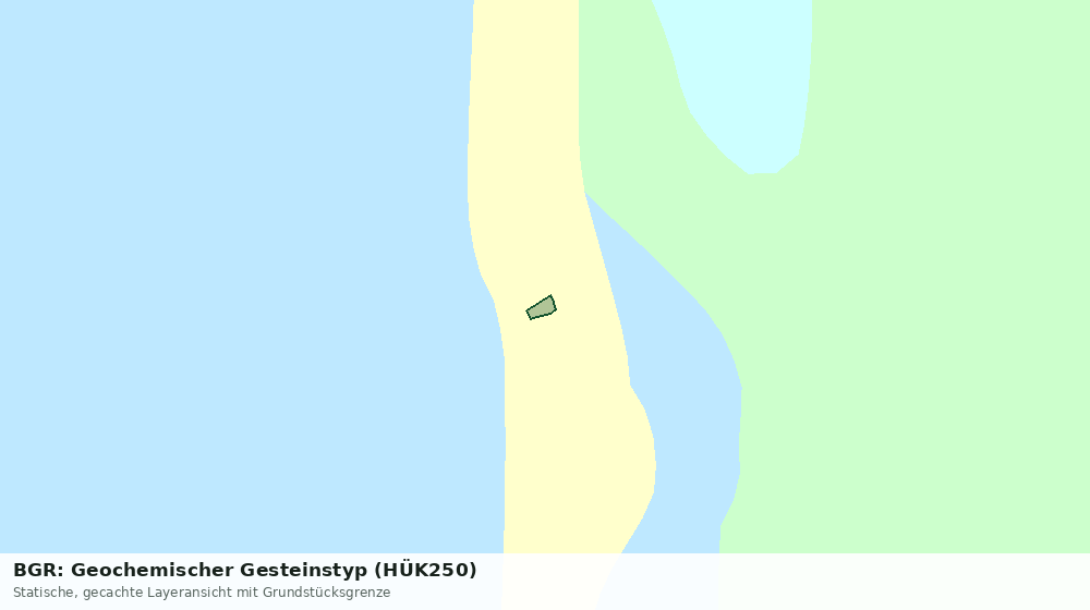 Statische Kartenansicht: BGR: Geochemischer Gesteinstyp (HÜK250)