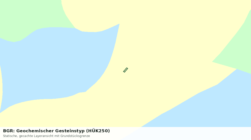 Statische Kartenansicht: BGR: Geochemischer Gesteinstyp (HÜK250)