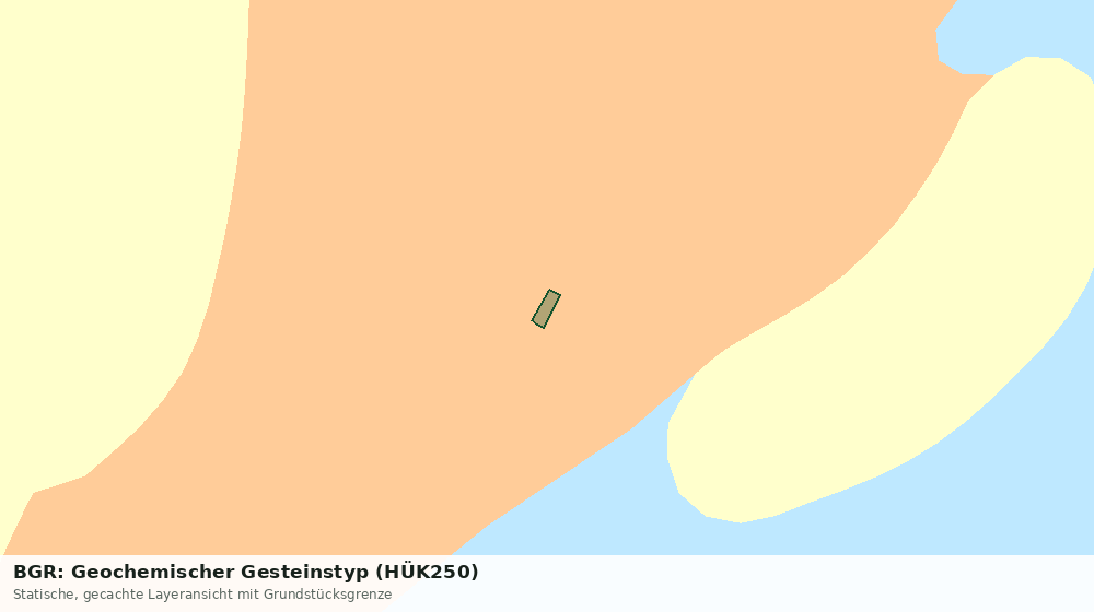 Statische Kartenansicht: BGR: Geochemischer Gesteinstyp (HÜK250)