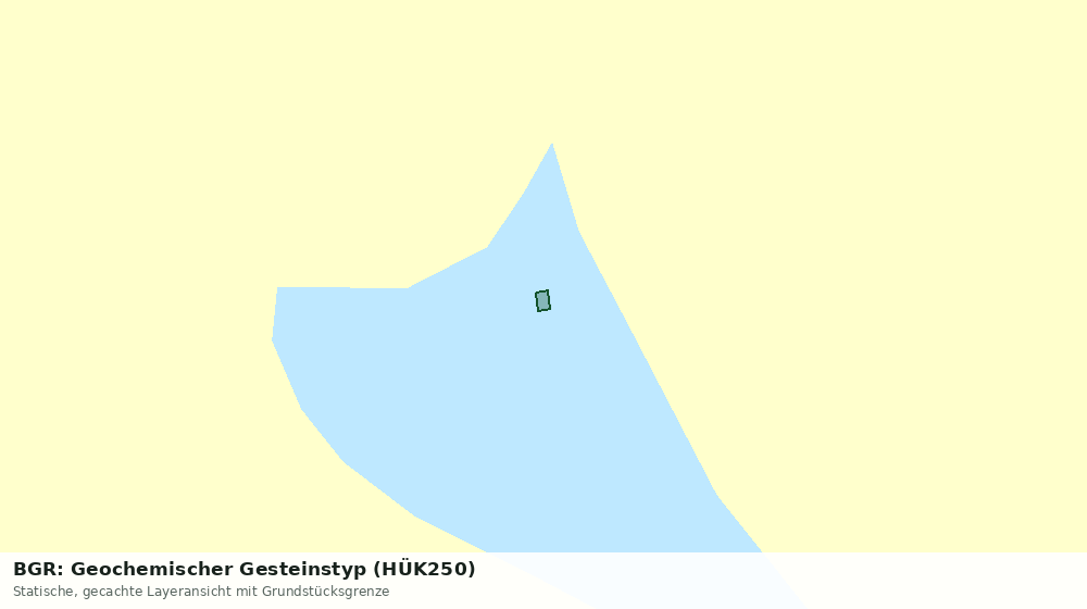 Statische Kartenansicht: BGR: Geochemischer Gesteinstyp (HÜK250)