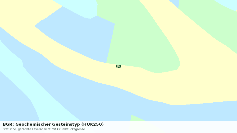 Statische Kartenansicht: BGR: Geochemischer Gesteinstyp (HÜK250)