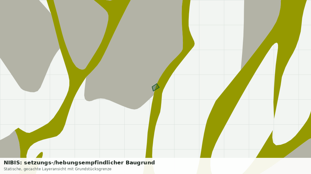 Statische Kartenansicht: NIBIS: setzungs-/hebungsempfindlicher Baugrund