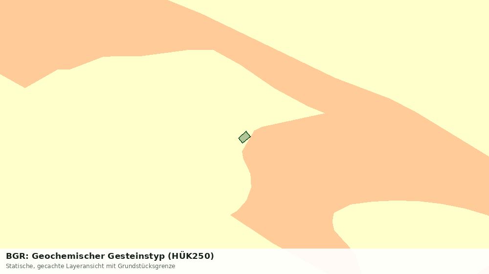 Statische Kartenansicht: BGR: Geochemischer Gesteinstyp (HÜK250)