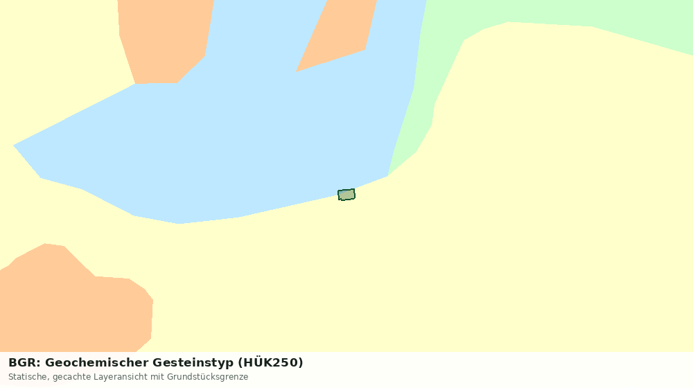 Statische Kartenansicht: BGR: Geochemischer Gesteinstyp (HÜK250)