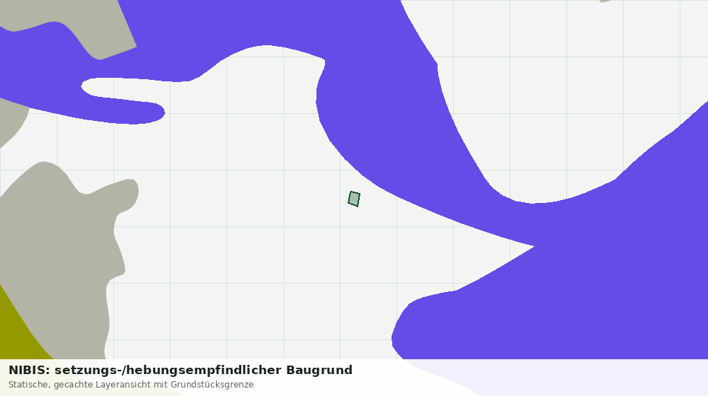 Statische Kartenansicht: NIBIS: setzungs-/hebungsempfindlicher Baugrund