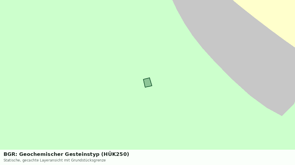 Statische Kartenansicht: BGR: Geochemischer Gesteinstyp (HÜK250)