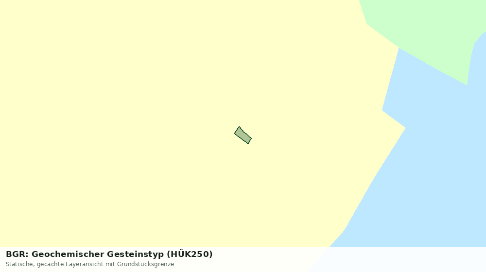 Statische Kartenansicht: BGR: Geochemischer Gesteinstyp (HÜK250)